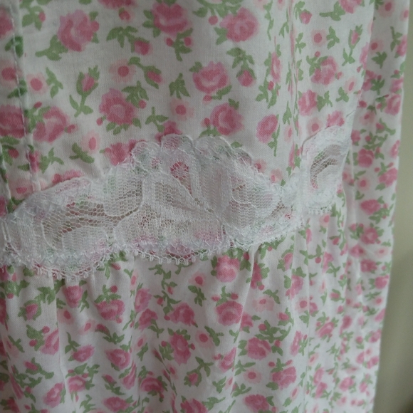 Vintage 100% cotton Laura Ashley Intimate & Sleepwear Night Gown sz Large - Picture 5 of 5